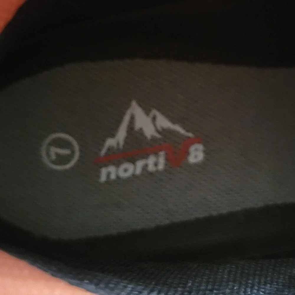 Nortiv 8‎ Hiking Boots Black Peach Waterproof 7 Outdoors Slip Resistant Leather
